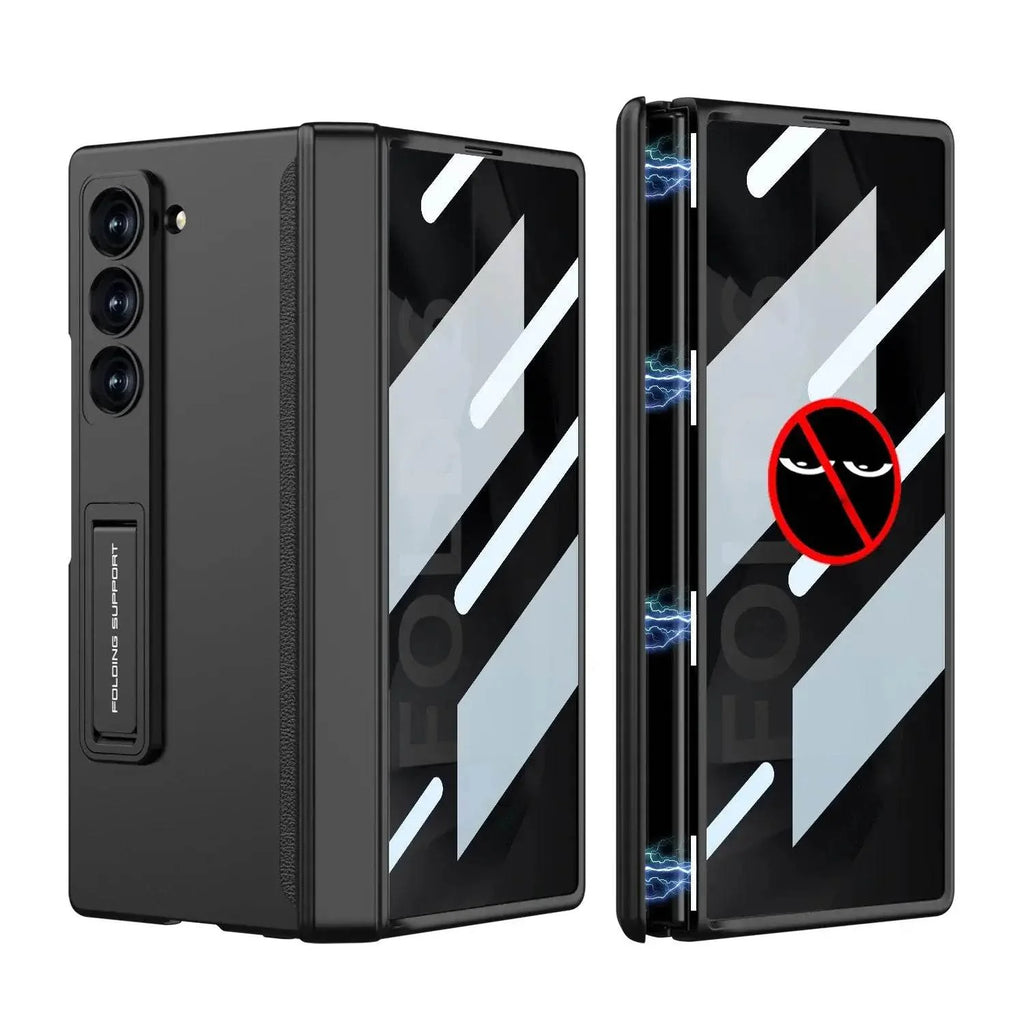 Galaxy Z Fold Series Ultimate Armor Privacy Screen Case [ Anti- Spy Glass]