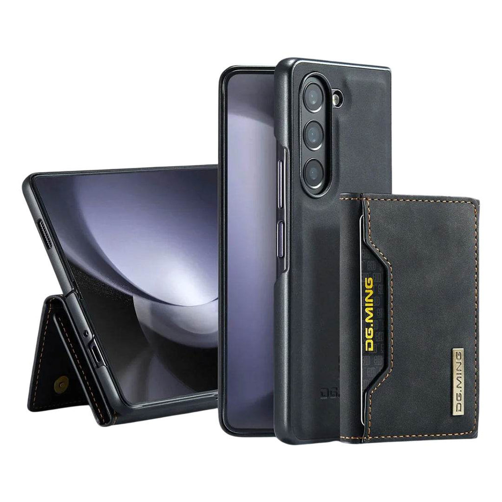 Galaxy Z Fold Series Versatile Magnetic Leather Wallet Case